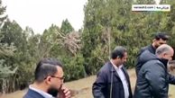 (ویدئو) کاشت درخت توسط بیرانوند و کادر تیم ملی فوتبال