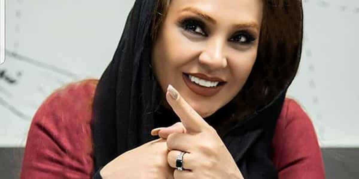 عکس چالشی نسرین مقانلو با چهره جذاب