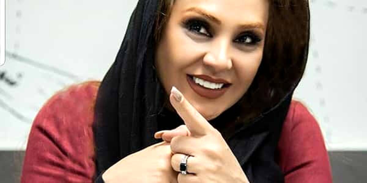 عکس چالشی نسرین مقانلو با چهره جذاب