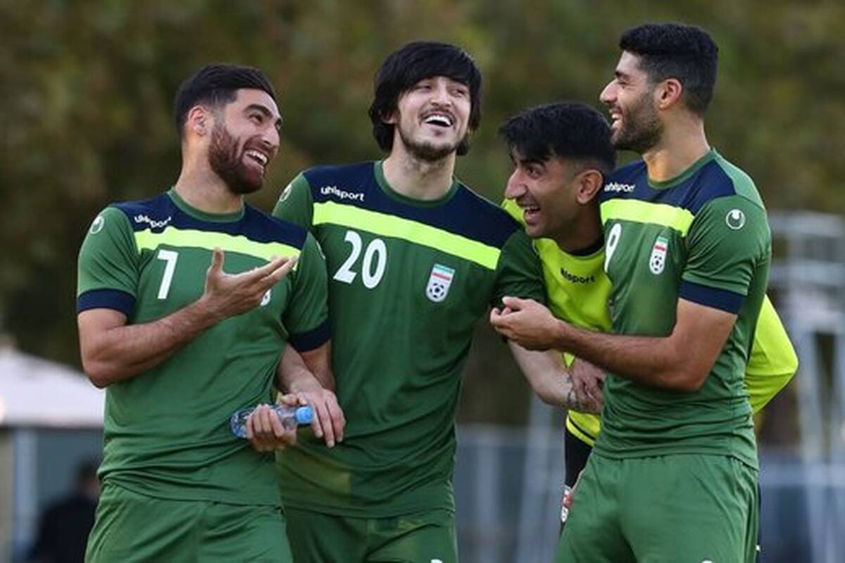 والیبال عالی بازیکنان تیم ملی فوتبال را ببینید