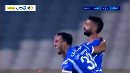 فیلم گل استقلال به نساجی توسط سهرابیان