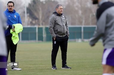 تمرینات تیم ملی فوتبال