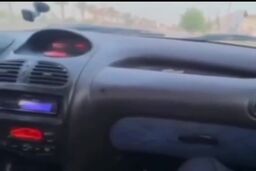 تصادف و له شدن بنز لاکچری 500 در کورس با ۲۰۶