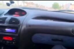 تصادف و له شدن بنز لاکچری 500 در کورس با ۲۰۶