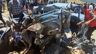 تصادف هولناک در جاده زنجان - قزوین| 2 تن زخمی شدند !
