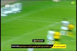 ضربه و گل استثنایی امید نورافکن