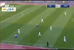 فیلم گل اول استقلال به ملوان با گل به خودی 