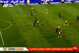 دومین گل سپاهان به استقلال؛رامین رضائیان