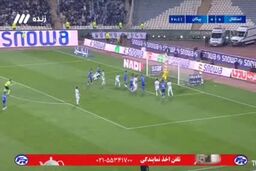 فیلم گل اول استقلال به پیکان توسط سهرابیان