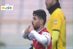 فیلم|اشتباه مرگبار حقیقی و گل دوم پرسپولیس به نساجی