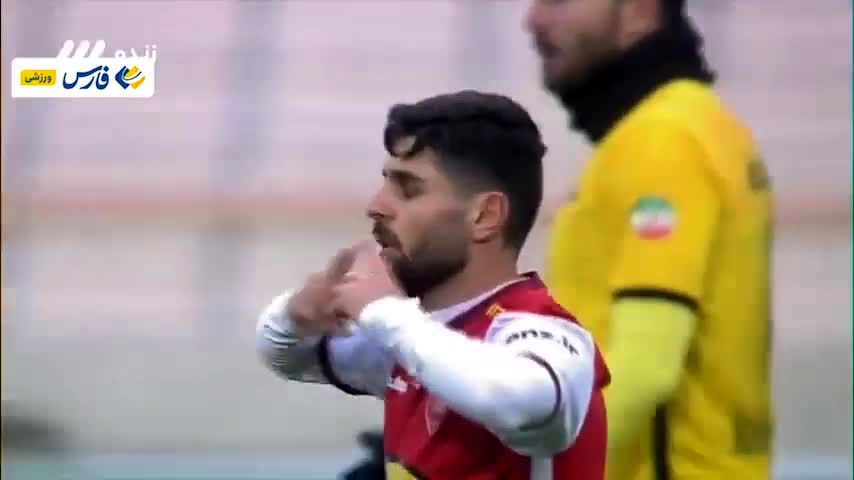 فیلم|اشتباه مرگبار حقیقی و گل دوم پرسپولیس به نساجی
