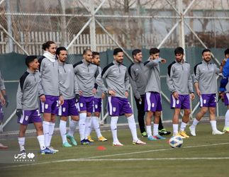 تمرینات تیم ملی فوتبال