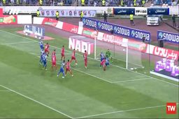 فیلم گل اول استقلال به نساجی توسط رضاوند