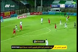 گل پرسپولیس به ذوب آهن توسط عبدی