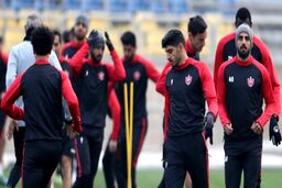 تصاویر تمرین سبک پرسپولیس برای بازی با سپاهان