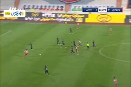 فیلم ضربه سر و گل چهارم پرسپولیس به نساجی