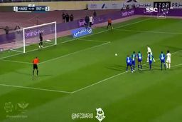 نخستین گل رسمی رونالدو در النصر|فیلم