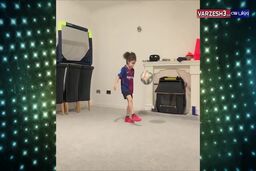 فیلمی از اعجوبه ایرانی که مسی و باشگاه بارسلون به آن واکنش نشان دادند