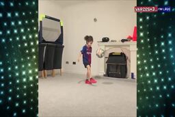 فیلمی از اعجوبه ایرانی که مسی و باشگاه بارسلون به آن واکنش نشان دادند