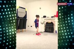 فیلمی از اعجوبه ایرانی که مسی و باشگاه بارسلون به آن واکنش نشان دادند