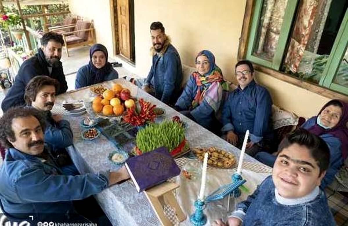 عکس لو رفته از بهرام افشاری و ستاره های سریال پایتخت شش نوروزی