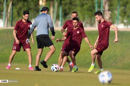 گزارش تمرین پرسپولیس|تمرین پنالتی،گزارش تصویری 