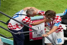 تصاویری پر احساس از مودریچ بزرگ در آغوش پدر