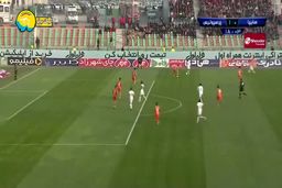 گل اول پرسپولیس به سایپا با برگردان امیری و اشتباه وحشتناک فلاح‌زاده