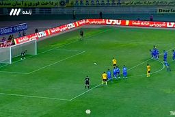 فیلم گل سپاهان به استقلال از روی نقطه پنالتی