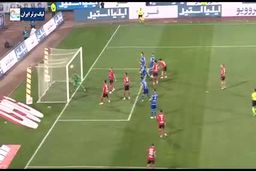 فیلم گل دوم استقلال اولین گل بلانکو با اشتباه پورحمیدی
