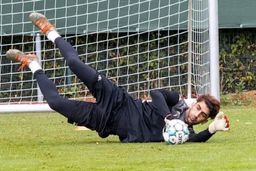 حضور دروازه‌بان ایرانی در جشن صعود آنتورپ +عکس دیدنی 