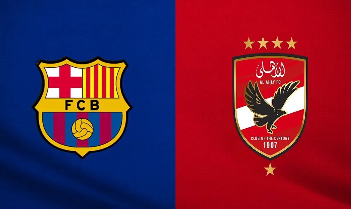 خلاصه بازی بارسلونا 2 - 1 الاهلی مصر
