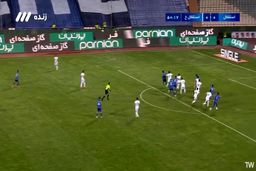 فیلم گل مهرداد محمدی به استقلال خوزستان