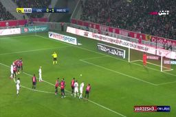 دبل نیمار از روی نقطه پنالتی برابر لیل