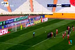 فیلم| پنالتی و گل اول پرسپولیس به ون پارس