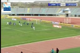 فیلم|برد شیرین هوادار مقابل آلومینیوم