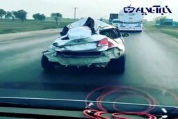 ویدئو|لایی کشی باورنکردنی خودرو له شده وسط جاده