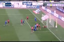 فیلم گل استقلال به تراکتور با ضربه سر سلیمی