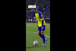 فیلم|دریبل دیدنی رونالدو و نابودی مدافع معروف عربستانی