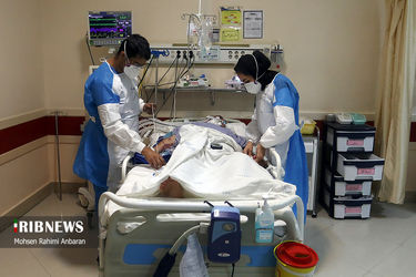 تلخ ترین تصاویر کرونایی در بیمارستان
