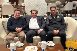 (عکس) دیدار قلعه‌نویی  با مدیرعامل سپاهان در ریاض