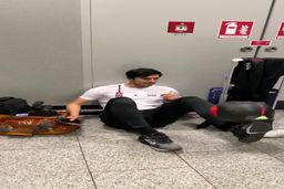 هنرنمایی آزمون در فرودگاه سوژه لورکوزن شد|فیلم