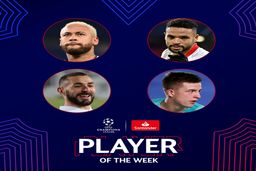 معرفی ۴ نامزد بهترین بازیکن هفته لیگ قهرمانان اروپا


