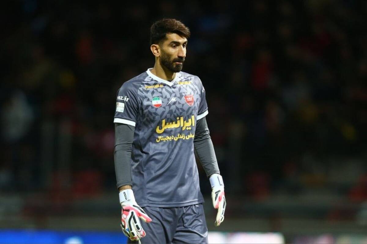 چهره جدید علیرضا بیرانوند در بازگشت به تمرین پرسپولیس