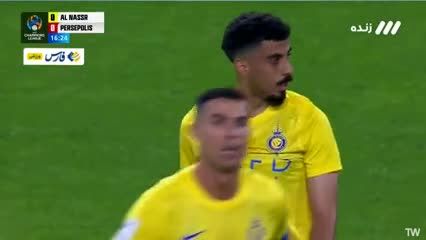 (ویدئو) لحظه 10 نفره شدن النصر مقابل پرسپولیس