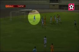 لحظه عجیبترین گل ایران|گاف مسخره دروازه بان