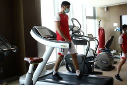 تمرینات بدنسازی پرسپولیس در قطر|گزارش تصویری