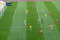 فیلم|گل اول پرسپولیس به نفت توسط اسدبیگی
