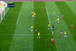 فیلم|گل اول پرسپولیس به نفت توسط اسدبیگی
