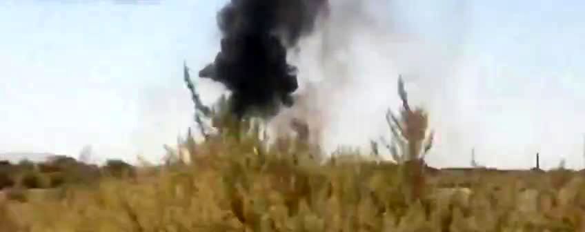 اولین فیلم از سقوط جنگنده اف ۱۴ در اصفهان